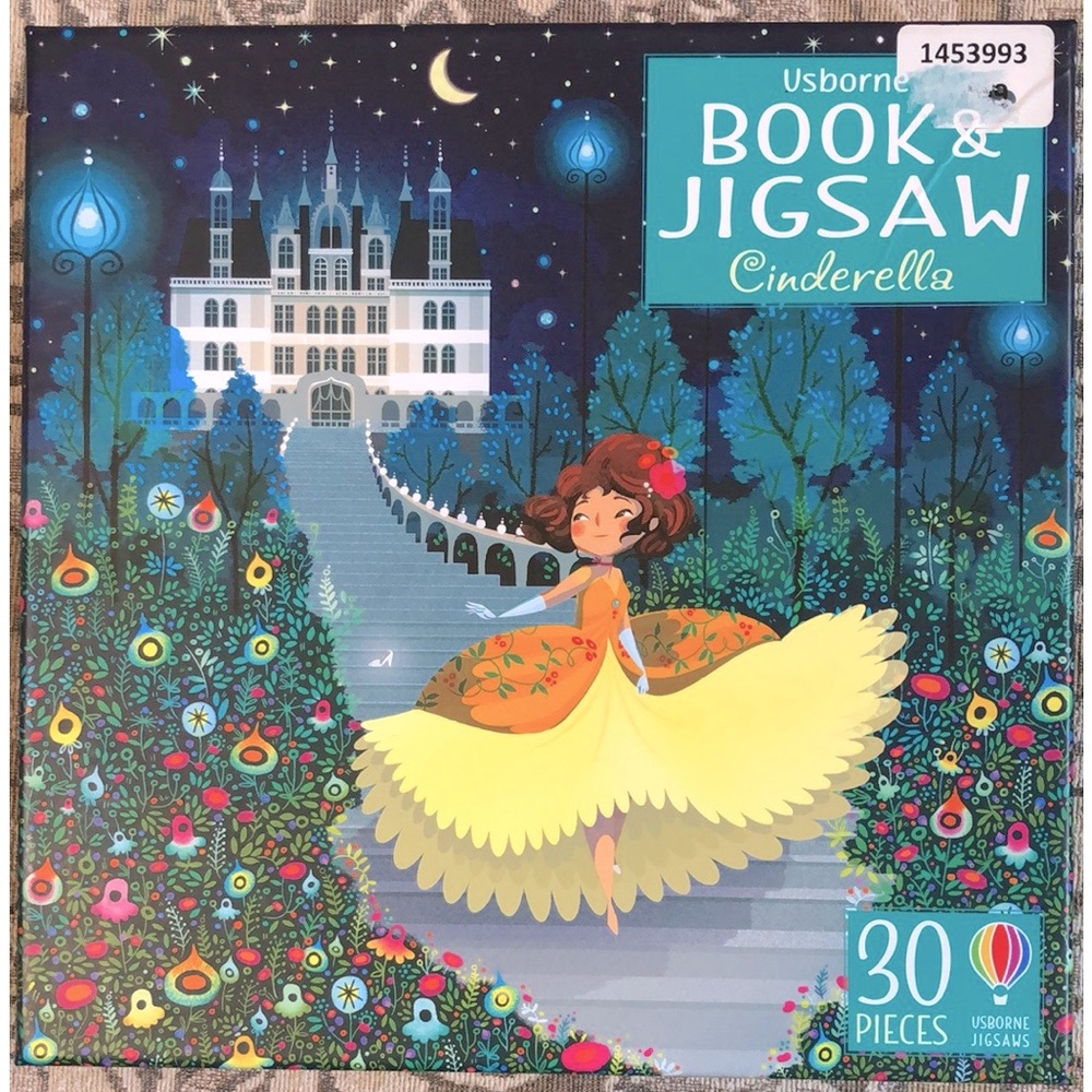 Usborne 30 Piece Cinderella Jigsaw Puzzle and Book Set
